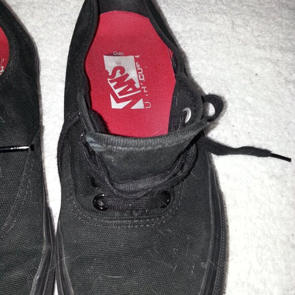 Black Vans Waitress Sneakers Worn - Picture 4 of 12